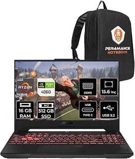 ASUS TUF Gaming A15 R7 7435HS 16GB 512GB SSD RTX4060/8GB 144Hz 15.6" FHD FDOS & PER4 ÇANTA - Görsel 1
