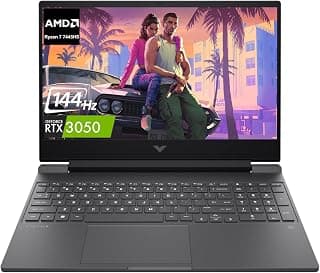 HP Victus 15 AMD Ryzen 7 7445HS 16GB 512GB SSD 4 GB RTX3050 15.6" FHD 144Hz Freedos Gaming Laptop, Notebook BX9V1EA - Görsel 1