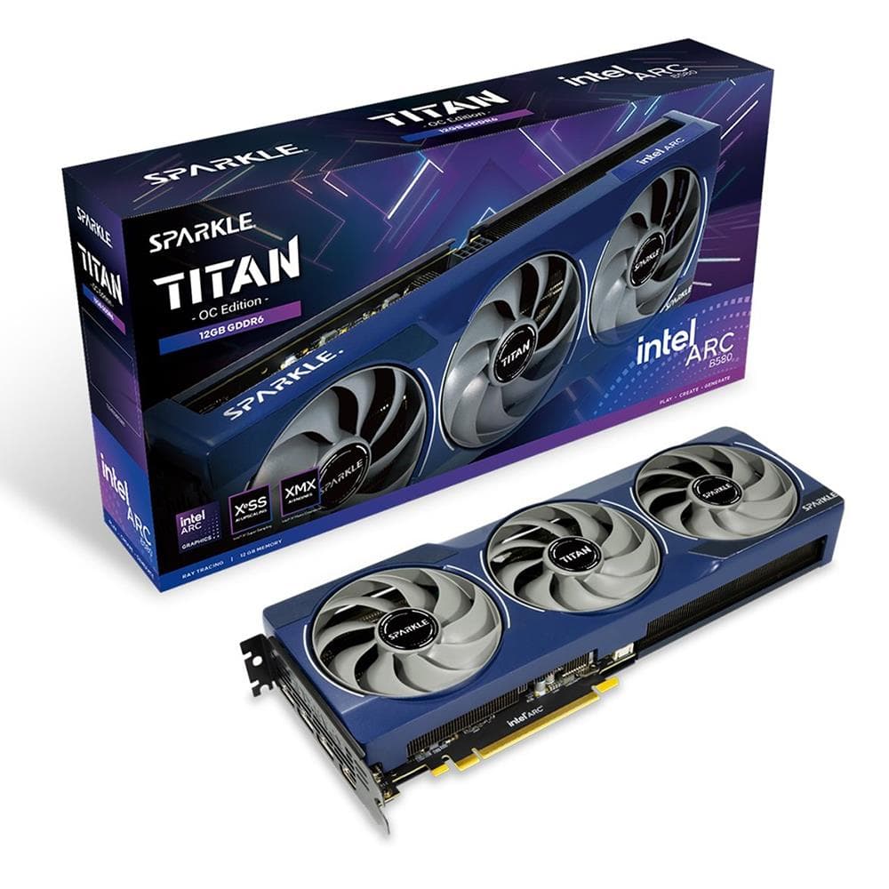 Sparkle Intel Arc B580 TITAN OC SB580T-12GOC 12 GB GDDR6 192 Bit Ekran Kartı