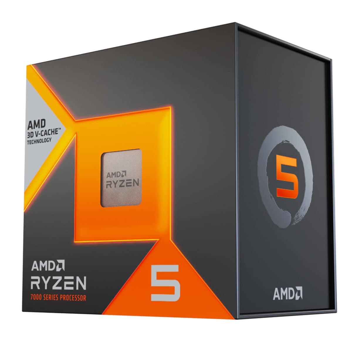 Amd Ryzen 5 7500x3d Box 4.50ghz Am5 İşlemci Grafik Kart Var, Fan Var