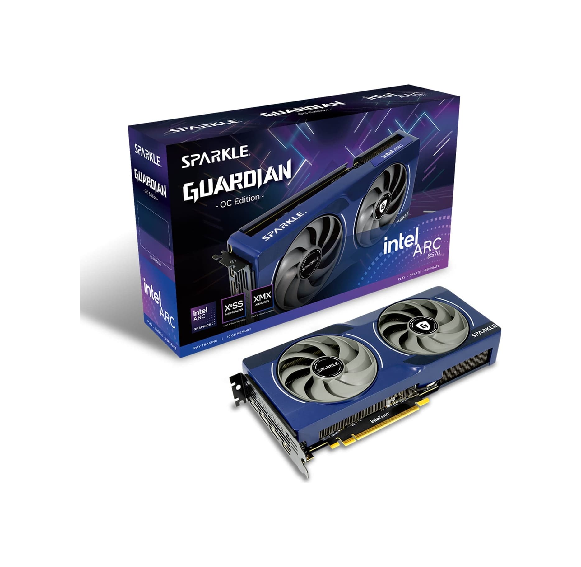 Sparkle Intel Arc B570 Guardıan Oc 10gb 160bit Gaming Oyuncu Aeae3spr0005