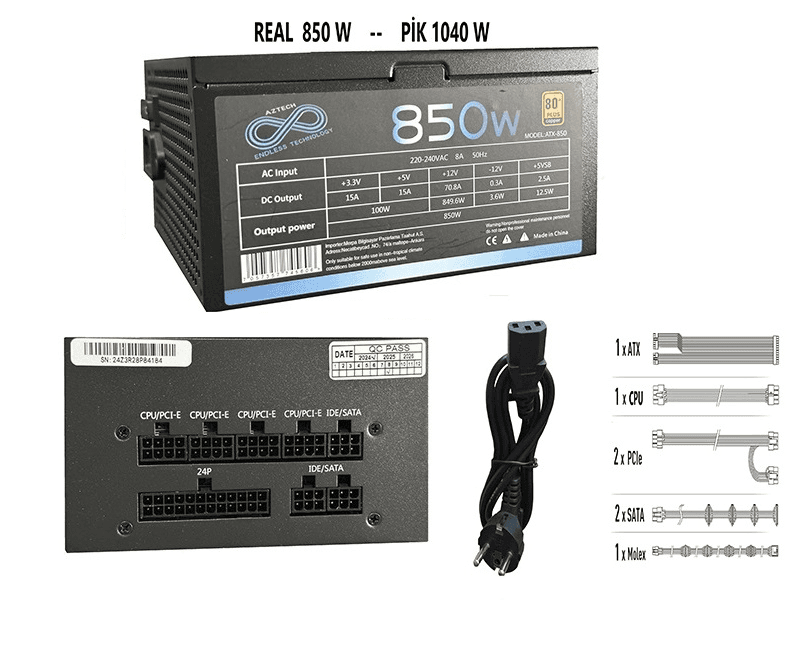 Aztech ATX850 850W