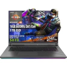ASUS ROG Strix G18 G814PP-S9045-GAMING AMD Ryzen 9 8940HX 16GB 1TB SSD RTX5070 Freedos 18" WQXGA 240Hz Taşınabilir Bilgisayar - Görsel 1