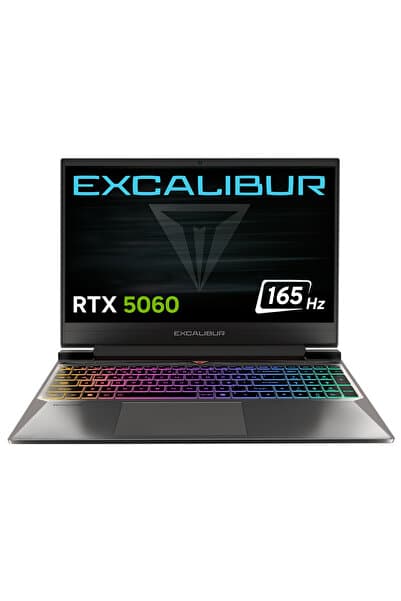 CASPER Excalibur G870 Series 2 Core 5-210H 16GB 1TBRTX5060 15.6" Dos Gaming Laptop G870.210H-BF60X-C - Görsel 1
