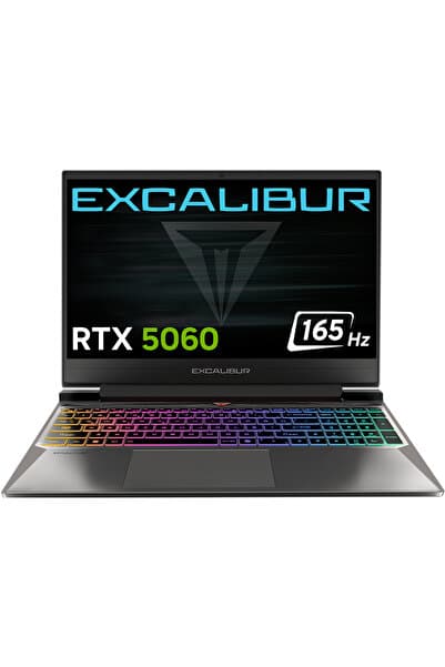 CASPER Excalibur G870 Series 2 Core 5-210H 24GB 1TB RTX5060 15.6" Freedos Gaming Laptop G870.210H-CF60X-C - Görsel 1