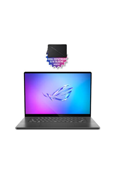 ASUS ROG Zephyrus G16 GU605CW-QR159 16GB RTX5080 Intel Ultra 9 285H 32GB 2TB SSD 16"OLED 240Hz 0.2ms - Görsel 1