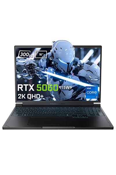 THUNDEROBOT RS16 Core i7-14700HX 32GB DDR5 2TB SSD RTX 5060 8GB 115W 16 inç 2K QHD+ 300Hz FreeDos Gaming Laptop - Görsel 1