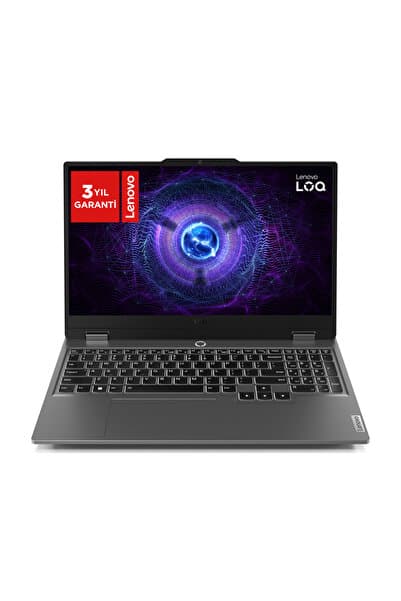 LENOVO LOQ Intel Core i5-12450HX 24GB 512GB SSD RTX 4060 8GB GDDR6 15.6" IPS FHD FreeDOS Gaming Laptop - Görsel 1
