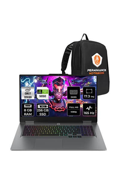 LENOVO LOQ 17IRX10 i7 13650HX 8GB 256GB SSD RTX5050/8GB 115W 17.3" FHD 165Hz FDOS Gaming Laptop - Görsel 1
