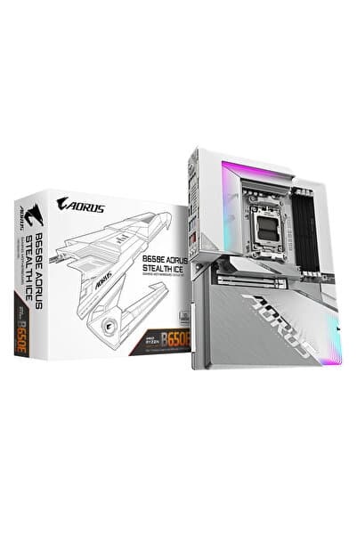 B650E AORUS STEALTH ICE BEYAZ