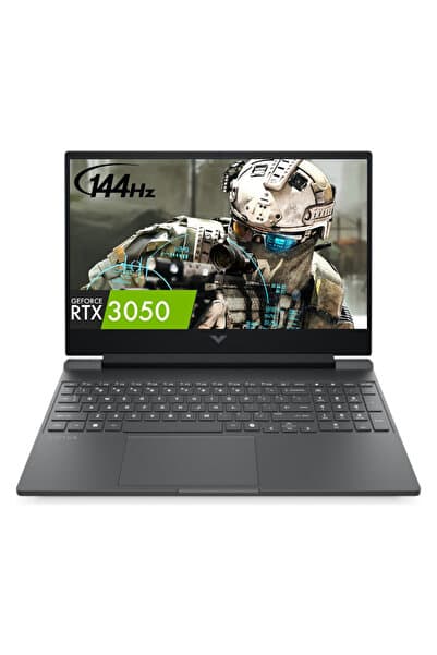HP Victus AMD Ryzen 5-8645HS 8GB RAM 512GB RTX3050 6GB 50W Windows 11 Pro 15.6" FHD 144Hz Gaming - Görsel 1