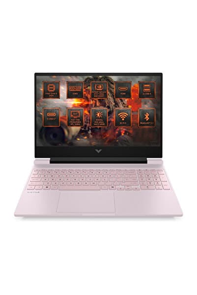 HP Victus 15 Intel Core 5 210H 32GB 1TB SSD 8 GB RTX5060 15.6" 144Hz Fdos Gaming Laptop C21SPEA 004 - Görsel 1