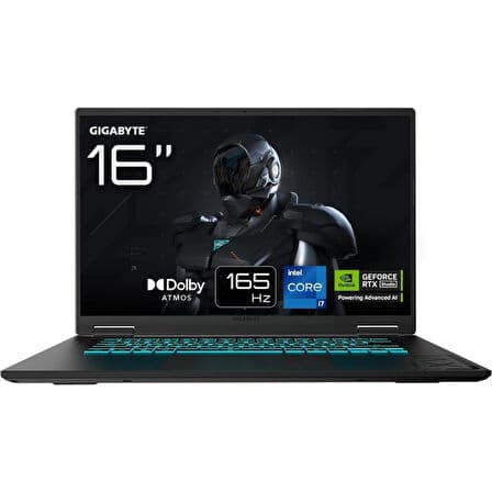 Gigabyte A16 Gaming i7-13620H RTX 5050 16GB RAM 1TB SSD 16" 165Hz FHD+ Laptop - Görsel 1