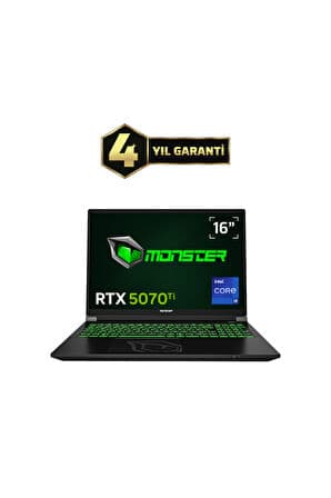 Tulpar T6 V3.7.2 Intel Core i9 13900HX 32GB RAM 1TB SSD 12GB RTX 5070 Ti FreeDOS 16" QHD+ 180 Hz - Görsel 1