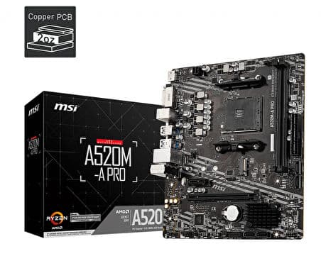 A520M-A PRO 1XHDMI 1XDVI 1XM.2