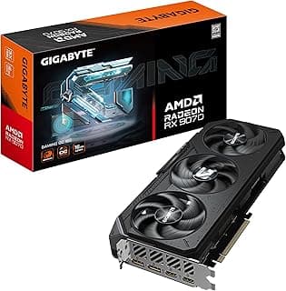 GIGABYTE Radeon RX 9070 Gaming OC 16G Grafik Kartı - 16 GB GDDR6, 256 Bit, PCI-E 5.0, 2700 MHz Çekirdek Frekansı, 2 x DisplayPort, 2 x HDMI, GV-R9070GAMING OC-16GD