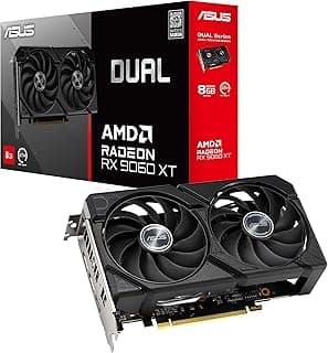ASUS DUAL-RX9060XT-8G-AMD-RADEON-RX 9060-8G-8GB GDDR6-128bit-HDMI-2xDP-EKRAN KARTI