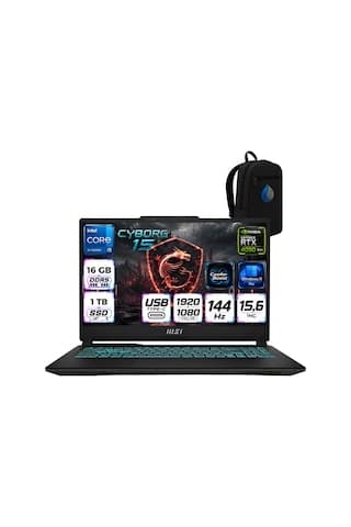 MSI Cyborg 15 A13ve-1252xtrrnp02 i5-13420H 16 GB 1 TB SSD 6 GB RTX4050 15" W11P Dizüstü Bilgisayar (0) SÜPER 60.299 TL SEPETTE - Görsel 1