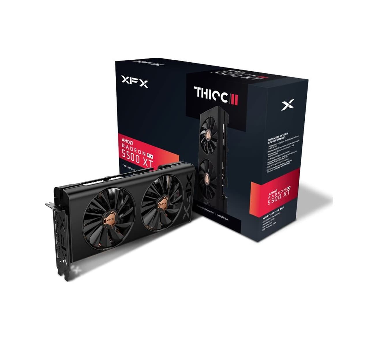 XFX RX 5500 XT THICC II PRO RX- RX 550 4GB