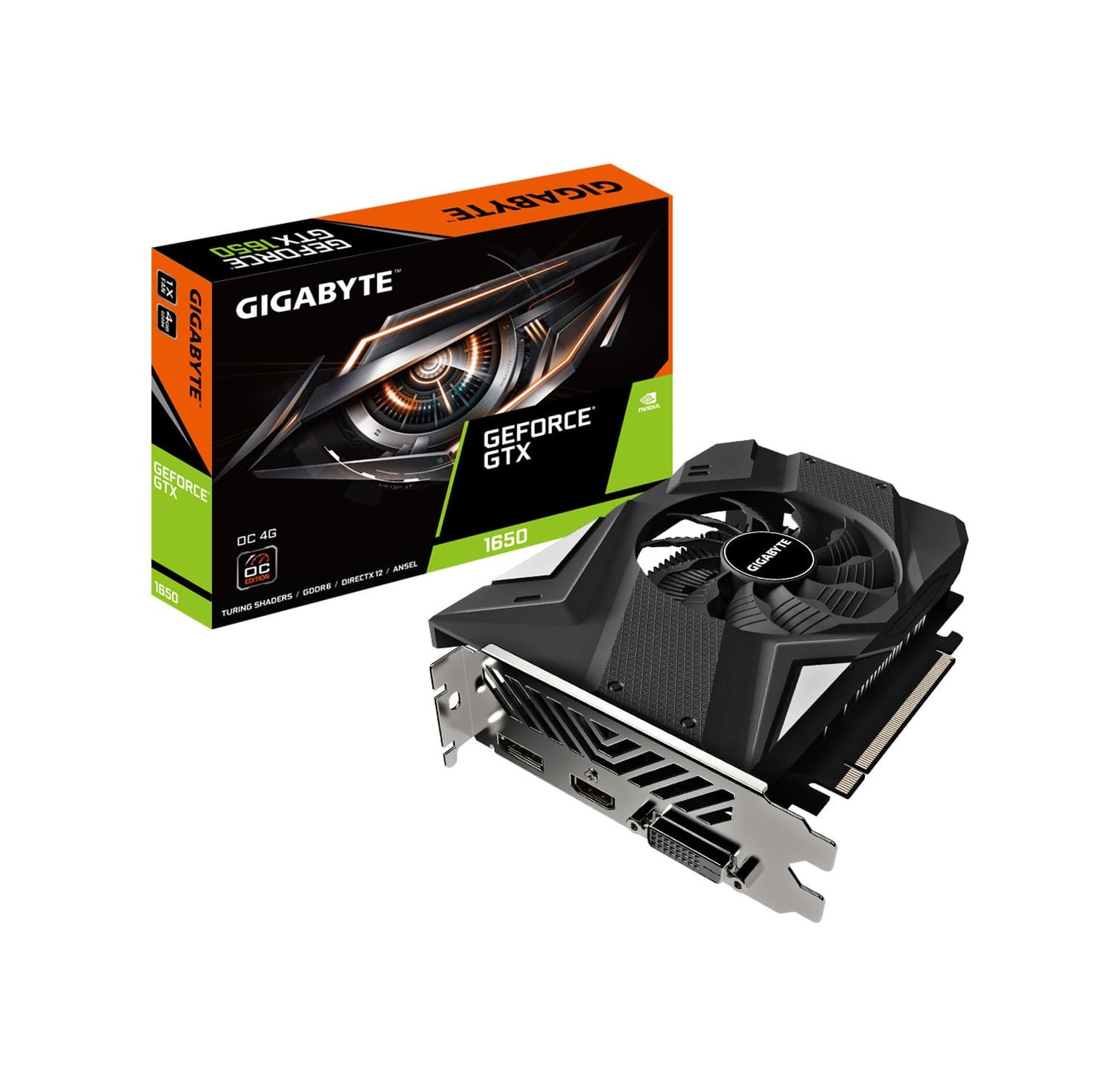 GIGABYTE D6 OC V2 GV N1656OC- 2.0 GTX 1650 4GB