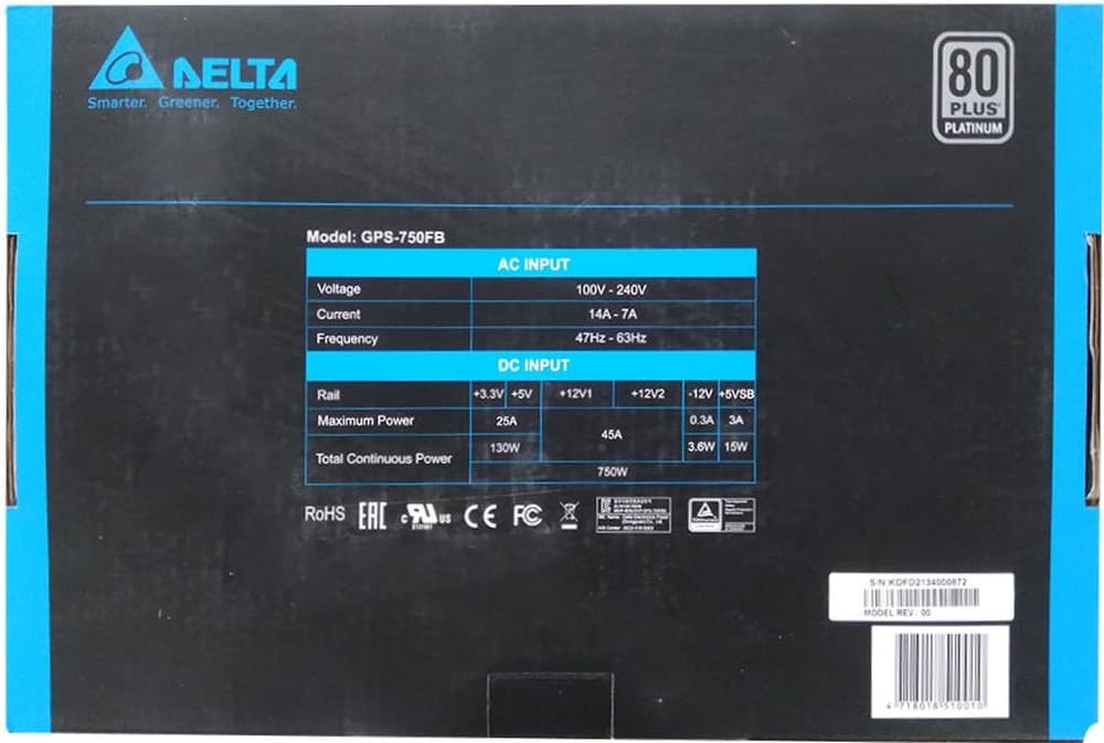 TeamGroup DELTA GPS-750FB 750W