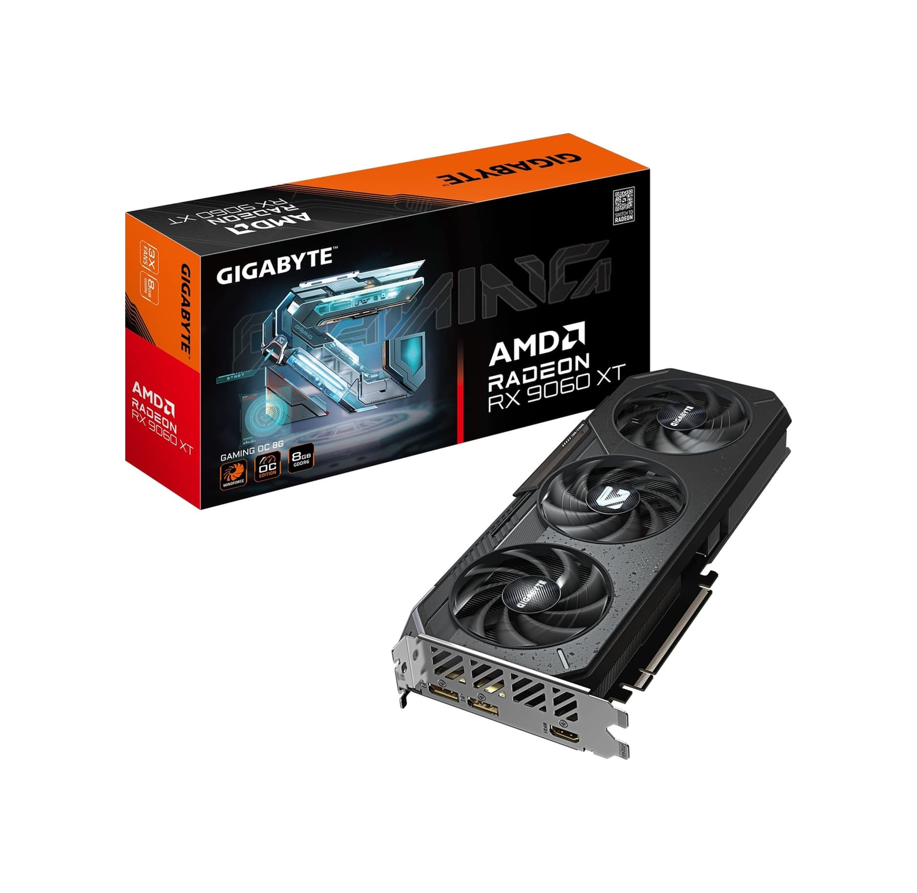 Gigabyte Radeon Rx9060xt Gamıng Oc Gv-r9060xtgamıng Oc-8gd 8gb Aeae2gıg0033