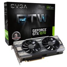 EVGA Nvidia GeForce GTX 1070 FTW Gaming ACX 3.0 8GB 256Bit GDDR5 (DX12) PCI-E 3.0 Ekran Kartı 08G-P4-6276-KR