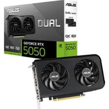ASUS DUAL-RTX5050-O8G-NVIDIA-GEFORCE-RTX 5050-8GB GDDR6-128bit-2677MHz-HDMI-3xDP-DLSS4 EKRAN KARTI