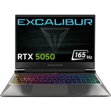 Casper Excalibur G870 i5-13420H 16GB 1TB 8GB RTX5050 165HZ 15.6" Freedos Taşınabilir Bilgisayar G870.1342-BF50X-C - Görsel 1